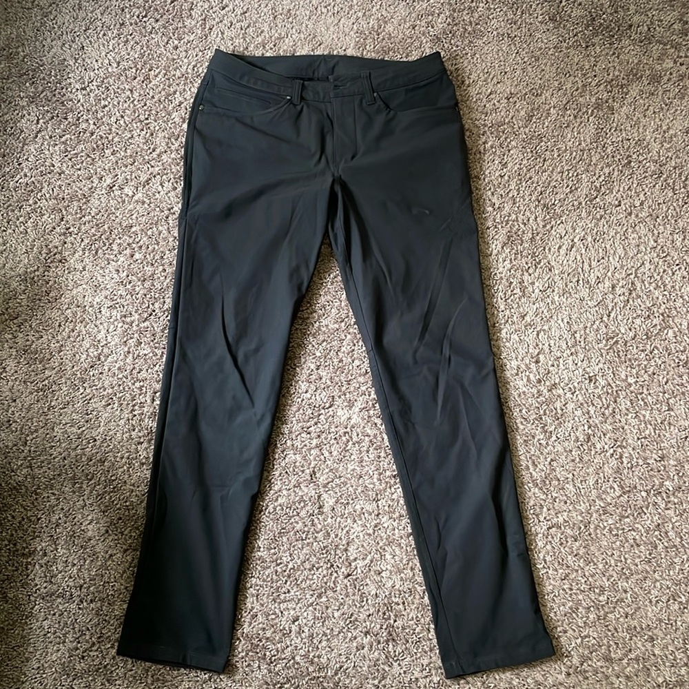 Dark blue gray ABC Lululemon pant